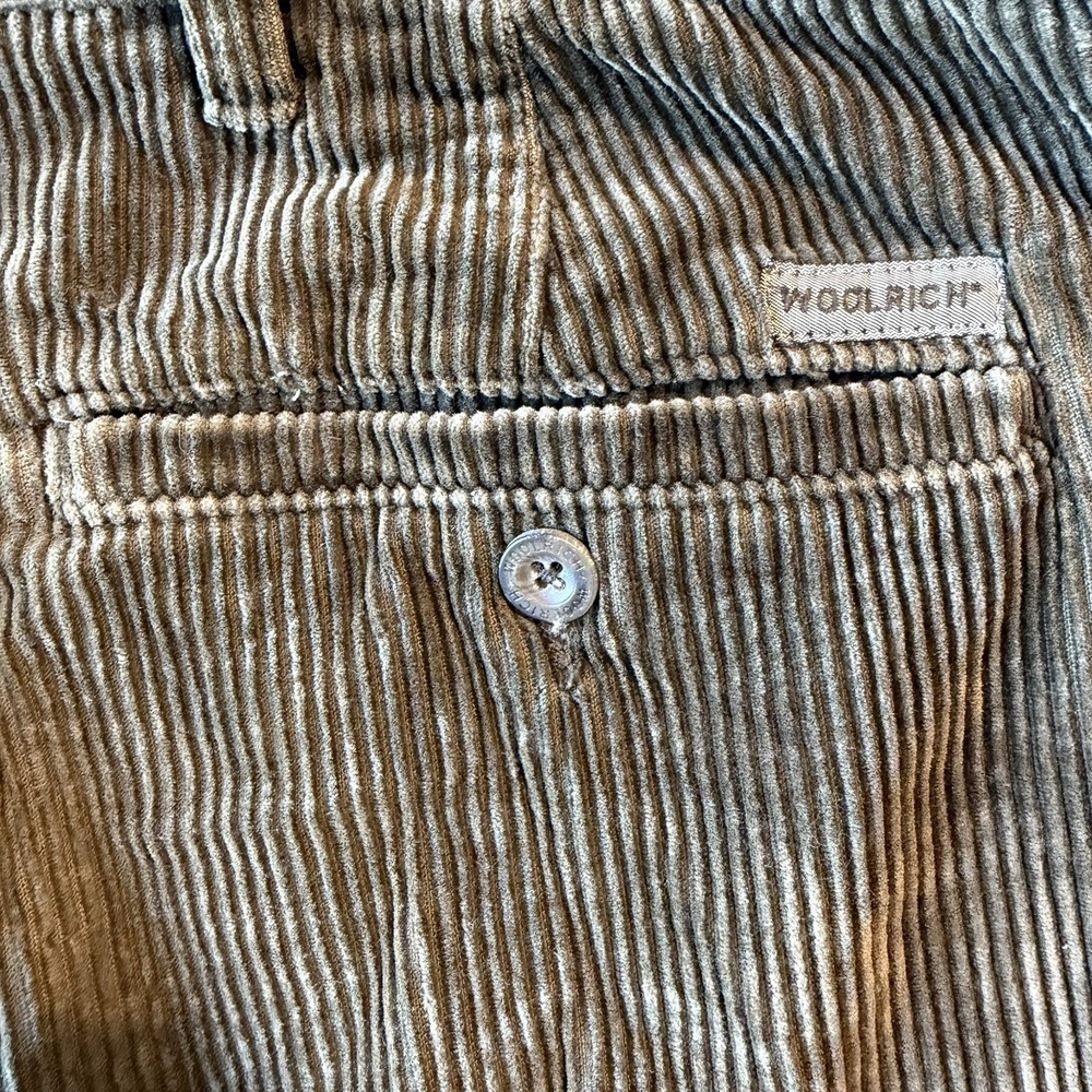 Vintage Woolrich Cotton Corduroy‎ Pants Men's 38x42 Dark Loden 1516 - Picture 9 of 9